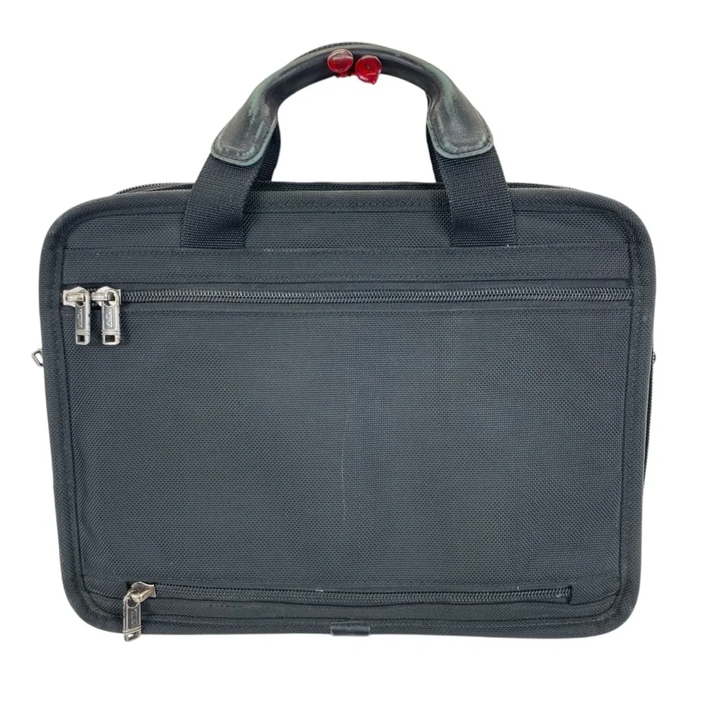 Tumi Nylon Portfolio Organizer Bag OS Black
